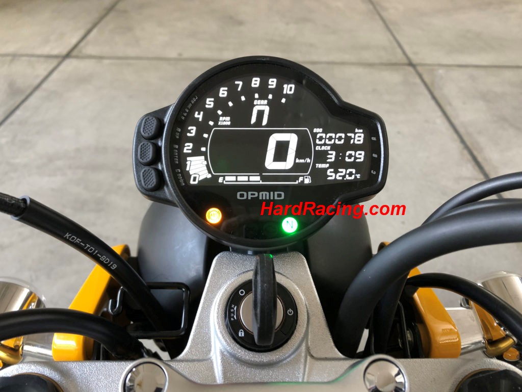 OPMID M1204 Multi Meter DASH (Plug-n-Play) - '19-'21 Honda Monkey 
